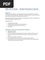 ICDL 2010 Exam Study Guide - Module 3