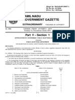 Tamil Nadu Government Gazette: Part V - Section 1