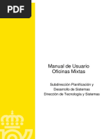 SGIE - Manual de Usuario Oficinas Mixtas