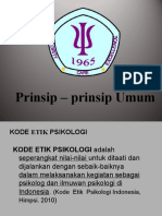 Prinsip-Prinsip Umum