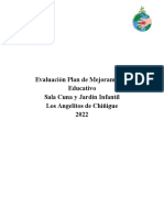 Evaluación Plan de Mejoramiento Educativo 2022