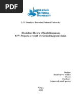 Discipline:Theory Ofenglishlanguage Siw:Prepare A Report of Outstanding Phonetician