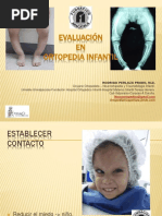 Evaluación EN Ortopedia Infantil: Rodrigo Perlaza Prado, M.D