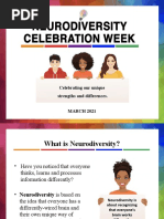 Neurodiversity Celebration Week 2021 