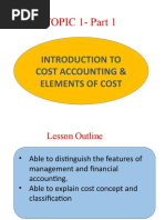 ACC416 Topic 1 - Part1 Introduction To Cost Accounting Slides