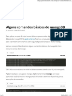 Alguns Comandos Básicos Do MongoDB