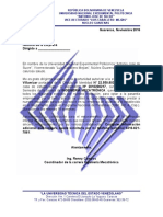 Modelo Carta de Postulación Ingeniería Mecatrónica