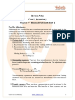 Class 11 Accountancy Chapter-10 Revision Notes