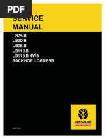 Service Manual: LB75.B LB90.B LB95.B LB110.B LB115.B 4WS Backhoe Loaders