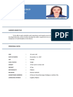 Lady Resume