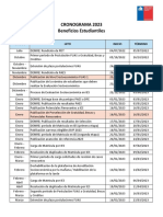 Cronograma de Trabajo 2023