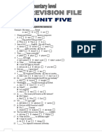 1st Year Revision Unit 5