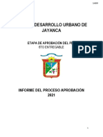 Informe Aprobación - Pdu Jayanca Subsanación