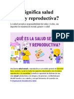 Qué Significa Salud Sexual y Reproductiva