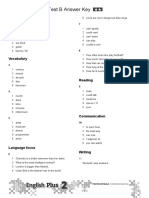 Unit 5 Standard Test B Answers