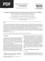 Comparison Between Non Linear Dynamic An