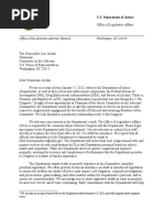 Doj Letter To Jim Jordan