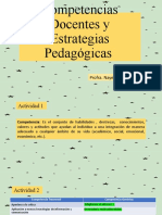 Competencias Docentes y Estrategias Pedagógicas