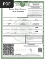 Acta de Nacimiento DF