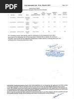 M.Sc. Physics - I ST List - Entrance - Merit - PWD - CW