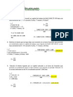 Ejemplos de Ejercicios de Finanzas Interes, Capital y Tiempo