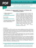 Evaluation of Angiographic Parameters in Patients With Chronic Heart Failure