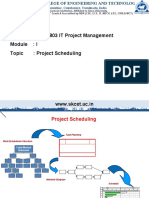 1.5 Project Scheduling