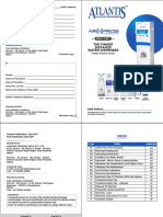 Water Dispenser Manual Nov 2021