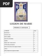 Legion de Marie: Pprieres Et Cantiques