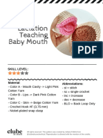 ENGLISH VERSION - Teaching Baby Mouth - BONUS PATTERN