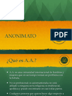 Anonimato A.A