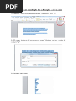 Tutorial para Simulao de Indexao Automtica