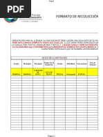 Formato de Recoleción de Los Resultados de La Valoracion 2022-2023