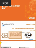 Guía 30. III - Crisis Del Parlamentarismo Chileno