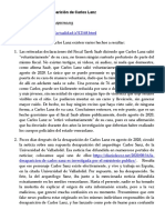 Incógnitas Sobre La Desaparición de Carlos Lanz