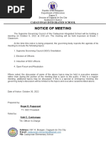 Notice of Meeting 1