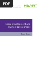 Social Development and Human Development Book