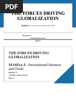 The Forces Driving Globalization