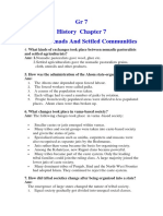 GR 7 Hist Chap7 Tribesnomads Q N A 2022 PDF