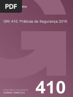 GRI 410 - Práticas de Segurança 2016 - Portuguese