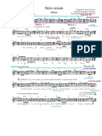 Dulce Mirada Análisis Partitura