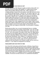 Parliamentary Elections of 1997