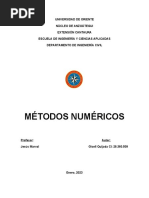 Metodos Numéricos