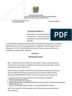 Instrução Normativa #1 - 2023 - Prenae - Reitoria - Ifma