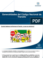 Generalidades Del Código Nacional de Transito