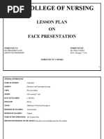 Lesson Plan of Lab Demo Face Presentation