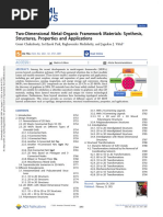 Two-Dimensional Metal-Organic Framework Materials