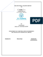 1664651116711C With C - Training Report - 40 Pages