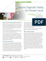 Genomic Diagnostic Testing Prostate Cancer Fact Sheet English