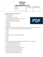 Latihan Soal Kls 6 Semester Ganjil 202